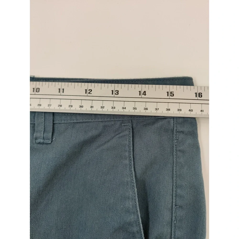 Volcom Mens Size 30‎ True To This Chino Shorts Blue Cotton Blend Casual
